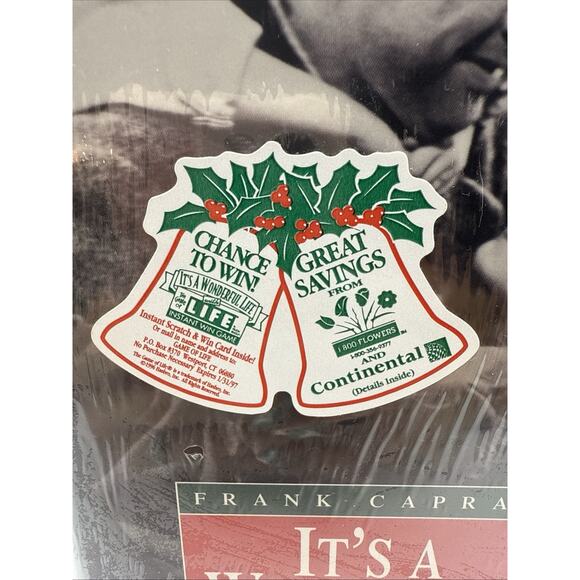 Its a Wonderful Life (VHS, 1996,) NEW & Factory Sealed with Trading Cards RARE - Picture 2 of 14